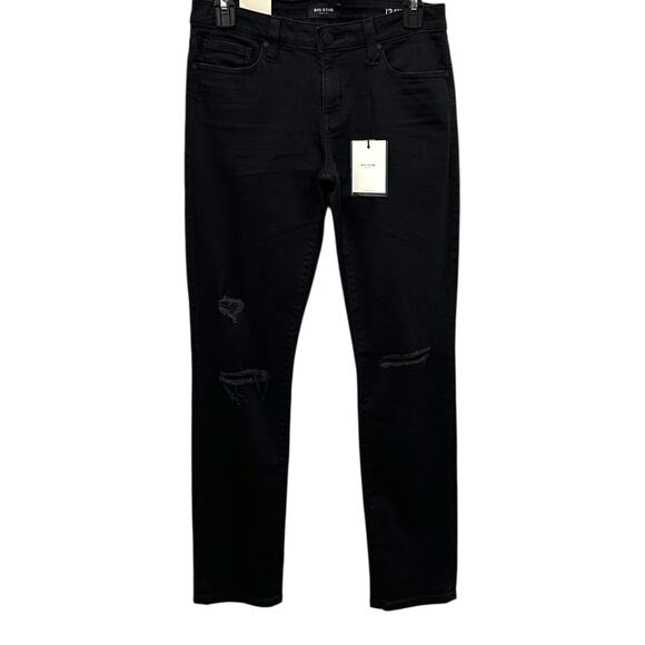 BIG STAR Jeans Womens Size 26 Hydra Cigarette Black - Picture 1 of 7